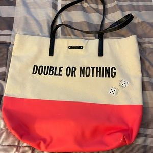 Kate Spade Used Double or Nothing Dice Tote